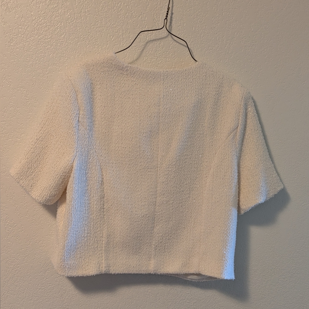She & Sky Elegant Cream Women's Jacket - Picture 3 of 7